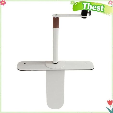 HURRISE Support Projecteur 360° Réglable Multifonctionnel Bureau Salon Mur Portable Blanche (1/5)