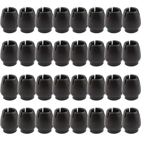Ensemble de 32 patins ronds antidérapants pour pieds de chaise (1/5)