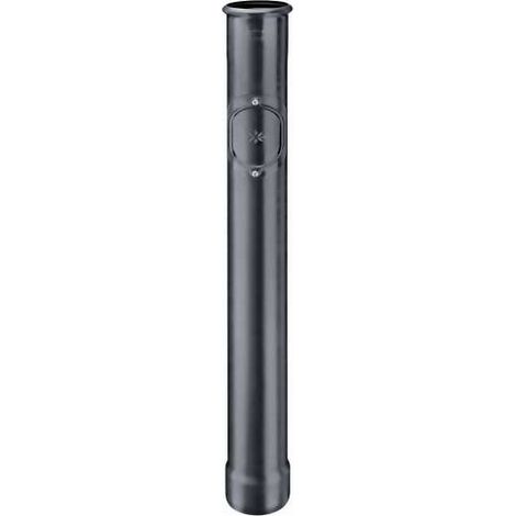 GRÖMO ALUSTAR Standrohr Anthrazit ø100 / 1000 mit Reinigungsdeckel, SX (glatt), 83371 (1/2)