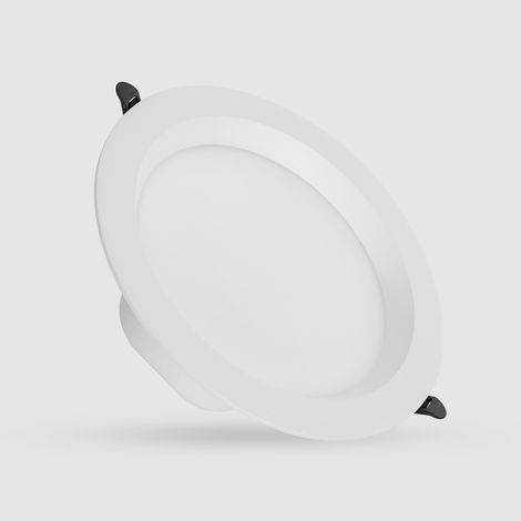 LED Downlight Einbaustrahler 24W Rund LUX CRI90 Ausschnitt Ø 200 mm IP44 No Flicker 2700K Warmweiß