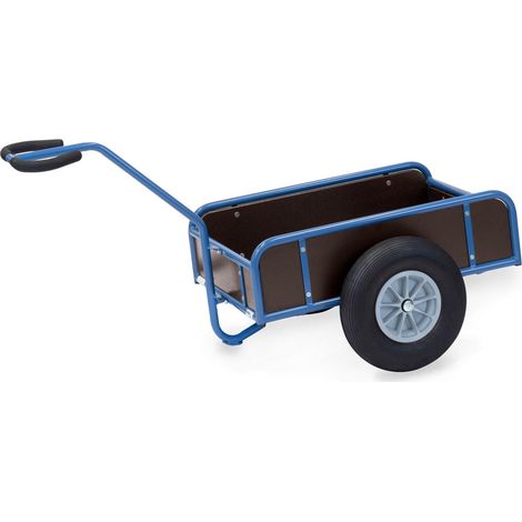 Fetra Handwagen mit 4 Wänden und Polyurethanbereifung, 845x545mm Ladefläche