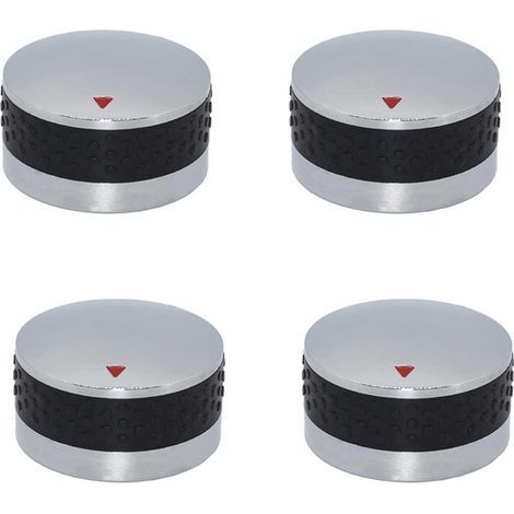 CSPARCV Set mit 4 Universal-Bedienknöpfen für Gasgrill, 50 mm, für Herd/Backofen/Grill (50 mm) (1/5)