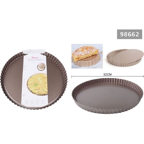 Kaela - Teglia Da Forno Per Crostate Torte Dolci Stampo Con Base Removibile 32 Cm 98662 - (1/2)