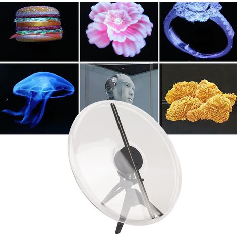 [Projecteur holographique 3D] Vantage Z1 avec 224 LEDs brillantes et contrôle sans fil, 1300 RPM pour bars et boutiques