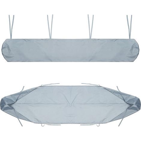 Sac de Protection pour Store Banne, 2m Housse de Protection Anti-poussière pour auvent de terrasse Gris Housse de Rangement pour auvent de terrasse, Protection imperméable en Hiver (1/5)