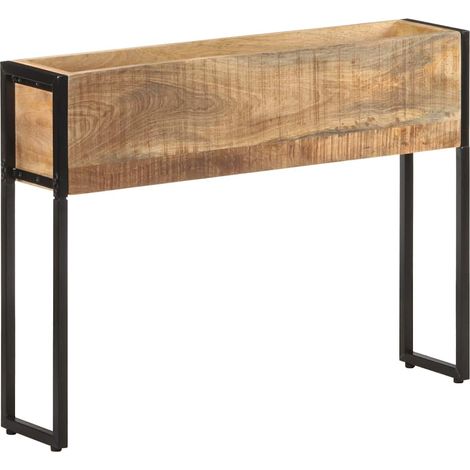Fioriera 90x20x68 cm in Legno di Mango Grezzo vidaXL (1/5)