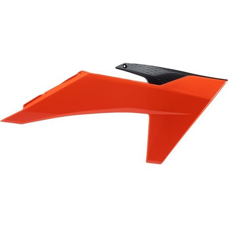 Protectores de radiador Polisport para KTM SX SXF XC 125 150 250 23, color naranja y negro. (1/2)