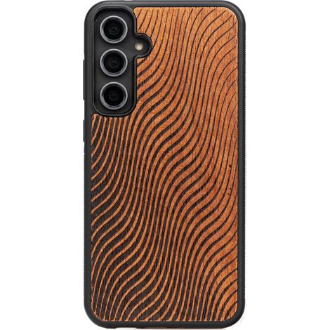 Bewood Holzhülle für Samsung Galaxy S23 FE WAVES MERBAU (1/4)
