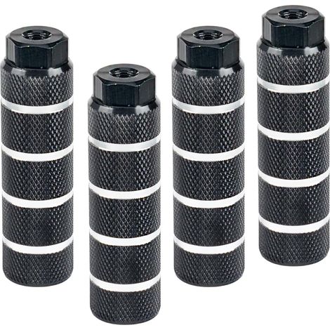 Lot de 2 Chevilles vélo, Alliage d'aluminium, Anti-glissement, 10mm 26 Dents, Pour VTT (1/4)
