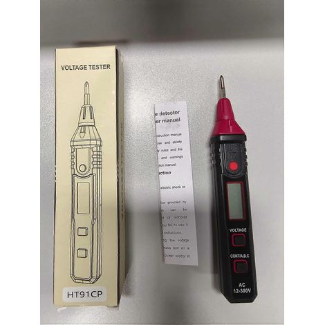 Spannungsprüfstift, Stromprüfer 12300V Wechselspannungsprüfer NCV Induktionsphasensequenzmessung