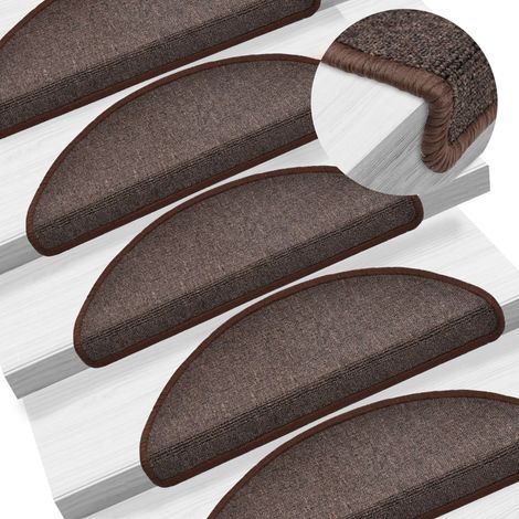 Gradini per Scale 15 Pezzi Marrone Caffè 65 x 24 x 4 cm DEC023556