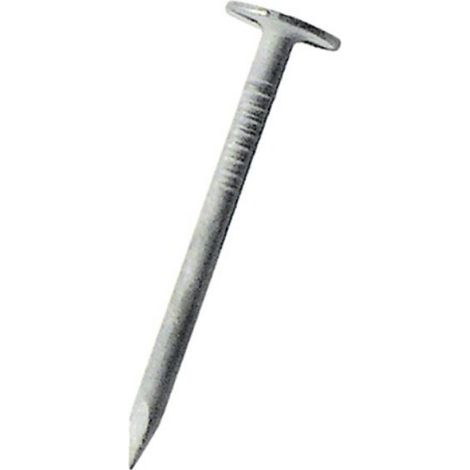 Clou Dimos 771107 tête large galvanisé 27 mm