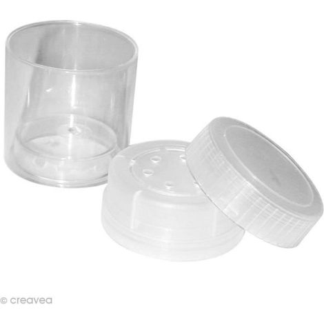 Salière - L'UNIVERS DE PIWI - 50ml - Plastique - Bouchon pratique - Pour paillettes