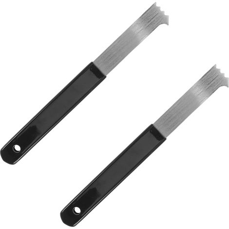 Set di 2 mini attrezzi dentati per la rimozione di mattoni da pavimentazione, facili da usare. (1/4)