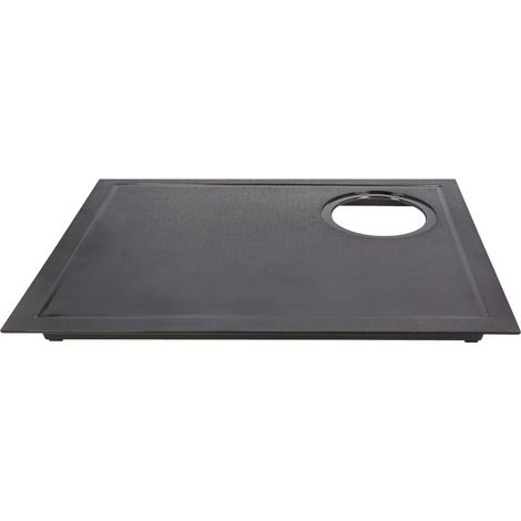 JVD - Plateau ZenLine Plateau percé noir mat - Matériel professionnel