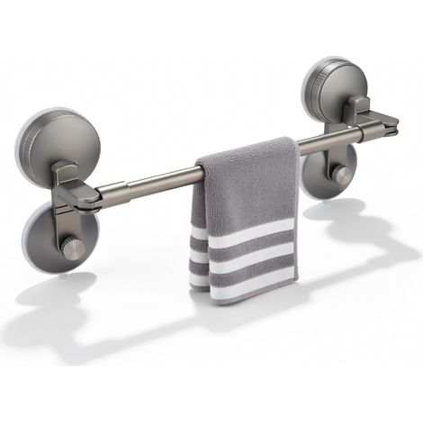 Barre extensible ventouse gris acier grande taille séchage (1/5)