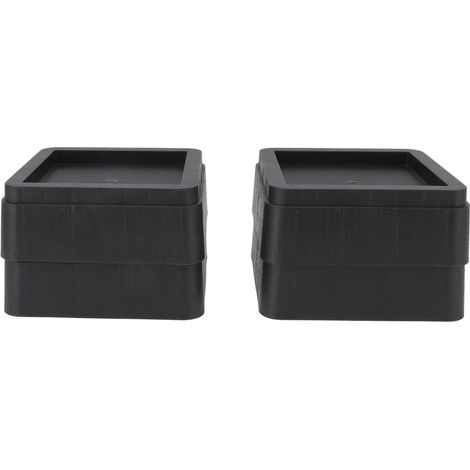 4 Pièces Rehausseurs de Meubles en Plastique 2 Pouces, Protège-Pieds de Chaise et Table pour Canapé, Lit et Divan (1/5)