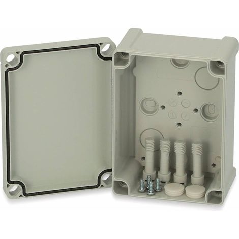 Fibox TA131007 Contenitore da parete 130 x 95 x 65 ABS Grigio (RAL 7035) 1 pz. (1/3)
