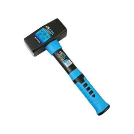 US PRO Hammer 2kg 4lb Fibreglass Handle Sledge Club Lump Stoning 4514