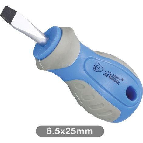 Destornillador plano corto 6,5x25mm (1/2)
