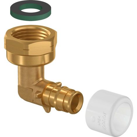 Uponor Q und E, Winkelübergang mit Überwurfmutter NKB, DR 22 x 3/4" SN