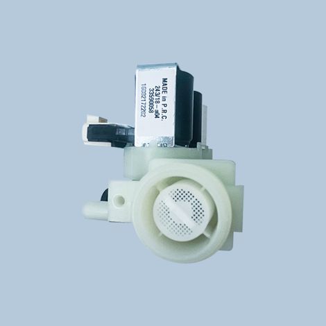 The Ariston 16002172202/33590058 drum washing machine uses an integrated three-valve inlet solenoid valve. (1/4)