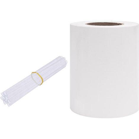 Grillage rouleau,Écran d'intimité de jardin PVC 70x0,19 m Blanc (1/5)