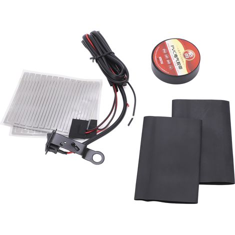 Poignées chauffantes universelles moto, kit électrique 12V, réchauffeur de guidon, coussinets antidérapants pour guidon, accessoire de montage (1/5)