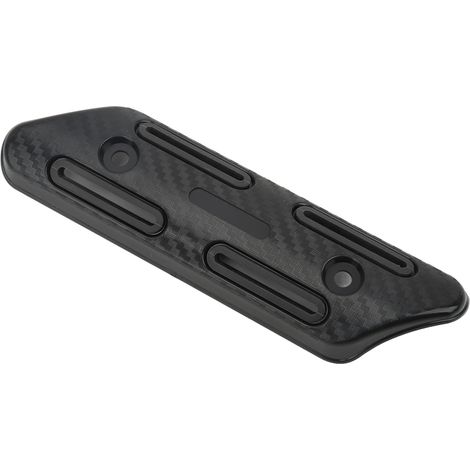 Pare-chaleur universel pour tuyau d'échappement de 27 à 51 mm, compatible avec les motos, quads, VTT et scooters (noir). (1/5)