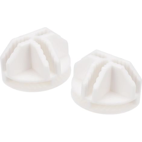 sourcing map Lot de 20 connecteurs cubiques en plastique pour fils électriques, 38 x 23 mm, clips