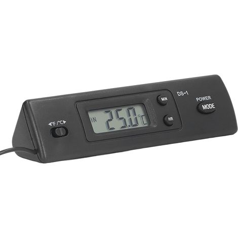 Thermomètre étang DS-1 pour aquarium, frigo, voiture - Hygromètre multifonction température et humidité (sans pile) (1/5)