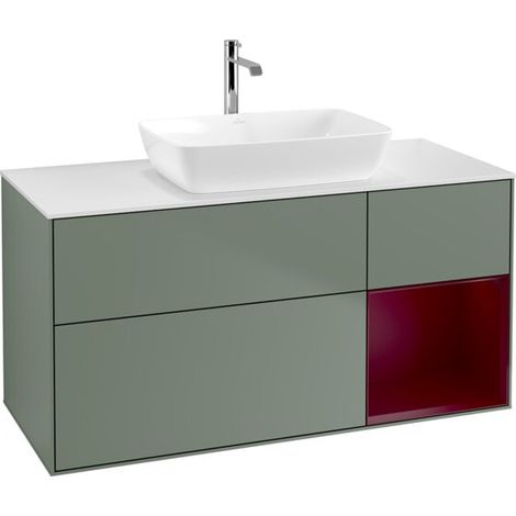 Villeroy & Boch F831HBGM Meuble sous-lavabo Finion F83 (1/2)