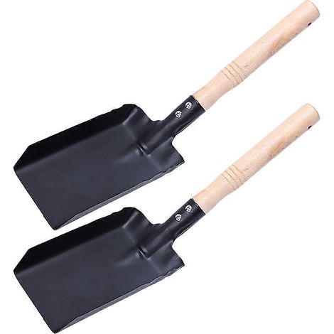 Outil de jardinage noir robuste pour usage domestique (lot de 2). (1/5)
