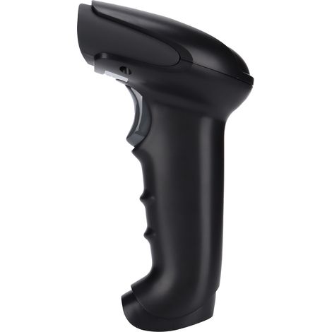Lecteur de codes-barres sans fil portable, pistolet de lecture de codes-barres 1D avec câble de données et récepteur USB pour magasins, hôpitaux et portiques d'accès.