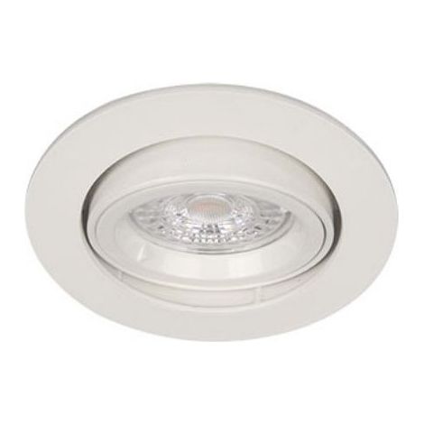 Spot BE BEST 1/4 de tour IP65 BBC GU10 rond orientable, blanc IP65 - EUROPOLE - 236520 (1/5)