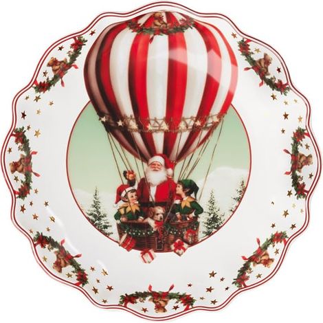 Annual Christmas Edition 2026 assiette creuse de l'année 16,5 cm multicolore, pièce de collection de Noël, édition limitée, détails dorés, vaisselle de Noël, porcelaine (1/4)