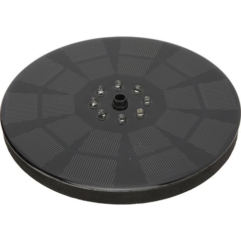 Pompe solaire pour fontaine, pompe à eau solaire, système de circulation d'eau pour bassin de jardin et piscine (1/5)