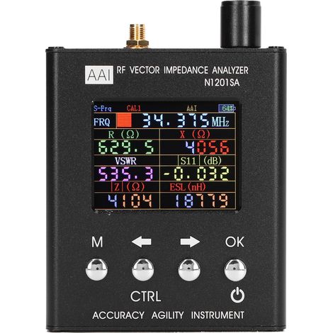 HF-Vektorimpedanzanalysator mit 2,4-Zoll-Bildschirm, ANT-SWR-Antennenanalyse-Tester, USB-Ladefunktion, 137,5 MHz–2700 MHz (1/5)