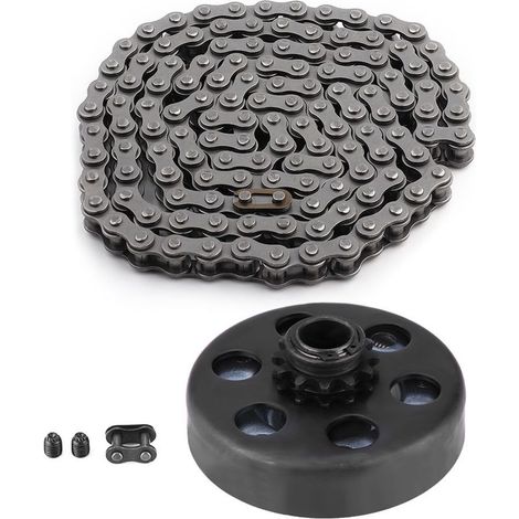 Embrayage Centrifuge 3/4" Alésage 12 Dents 35 Chaîne Remplacement Raccord Centrifuge pour Go Kart Mini Vélo 6.5HP (1/4)