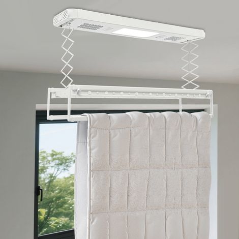 Elektrischer Wäscheständer mit Fernbedienung, Elektrischer Wäscheständer, Wand- und Decken-Wäscheständer, Elektrischer Wäscheständer (1/5)