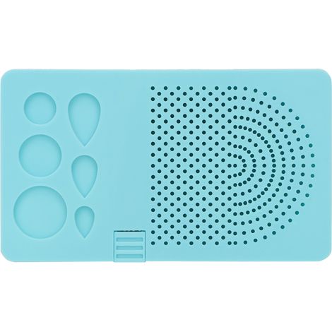 Lot de 20 disques de bobinage en papier dérivé, plaque à aiguilles DIY, outil de grille bleu, 1 jeu (1/5)
