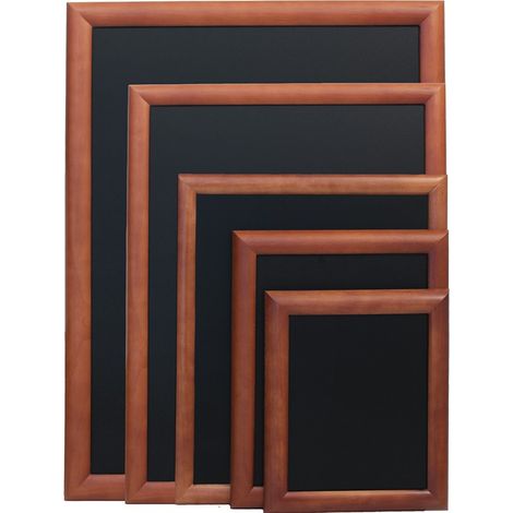 Ardoise bois, Universelle - finition laqué - kit d'accroche murale inclus - 60x80cm - Securit