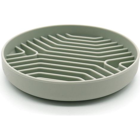 Grüner Anti-Fressnapf, 19,8 x 19,8 cm, kippsicher, mit Saugnapf, Hundenapf, Anti-Fressnapf für Hunde. (1/5)