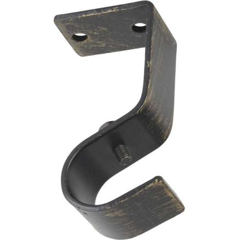 Supporto soffitto Cintacor nero-oro Ø22 mm (1/2)