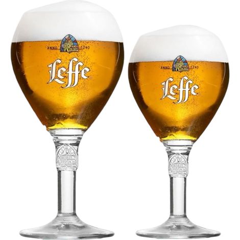 Verre Leffe - Demi-pinte - Verre à bière belge