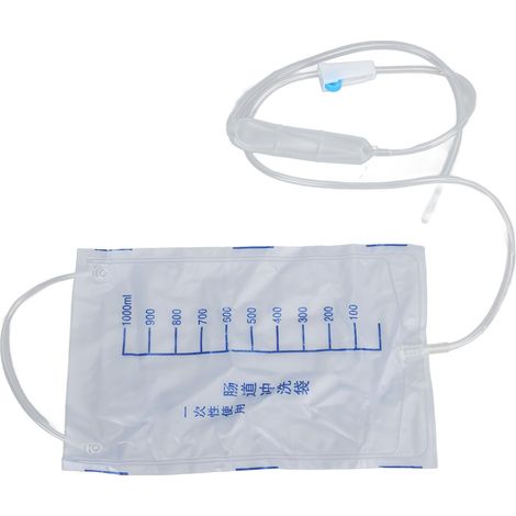 Kit de lavement domestique en silicone pour lavement, détoxification du côlon, hydrothérapie intestinale et soulagement du stress (1/5)