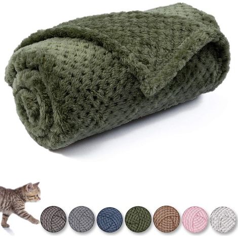 Couverture pour chien et chat - Plaid peluche - Canapé et sofa - Douce et chaude - 81 x 102 cm (1/5)