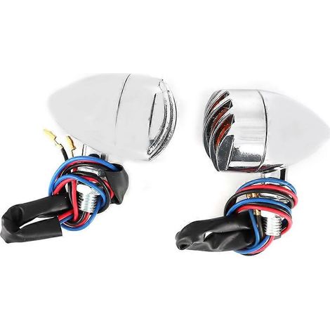 Stück 12V 5W Galvanisierte Motorrad-Blinker vorne und hinten Universallampe Gelb