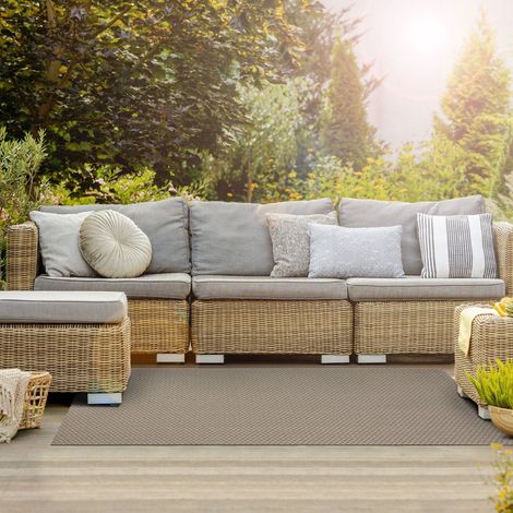 Tapis d'extérieur Pour terrasse et balcon Pavie 180 x 270 cm