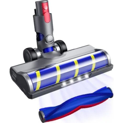 Bodenbürsten-Set (Soft Velvet und Direct Drive) mit LED-Licht für Dyson V6 bis V15 (1/4)